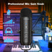 USB Cardioid Condenser Microphone Kit with Boom Arm — Streaming & Podcast Setup