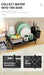 Rustproof 1-Tier Dish Drying Rack with Utensil Holder & Drain Board — Countertop Organiser (Black)