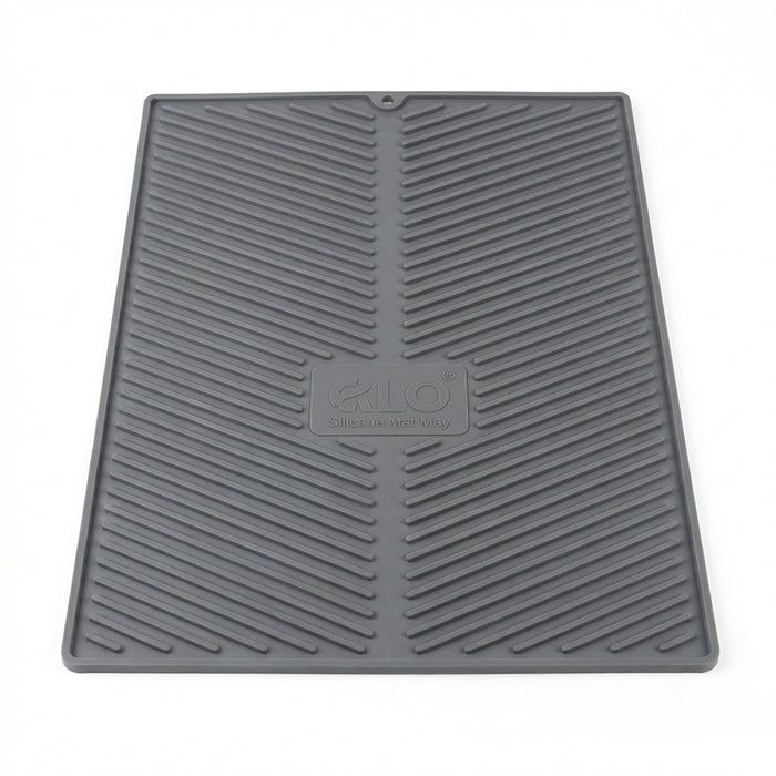 Silicone Drain & Drying Mat – Non‑Slip, Heat‑Resistant Dish Pad