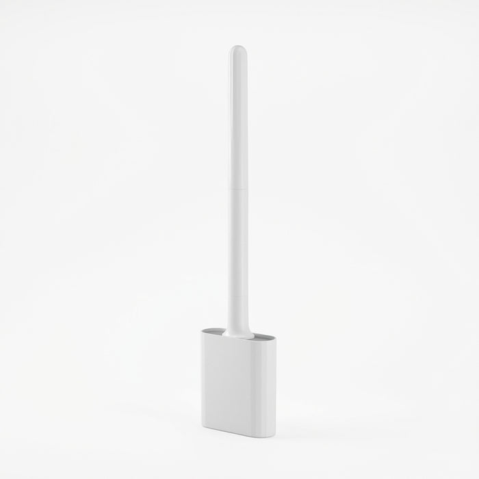 Mini Silicone Toilet Brush Set — Wall‑Mounted or Free‑Standing, Soft Silicone Brush