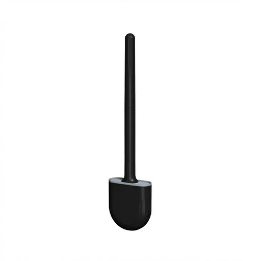 Wall-Mounted Soft TPR Toilet Brush with Removable Handle — Space-Saving