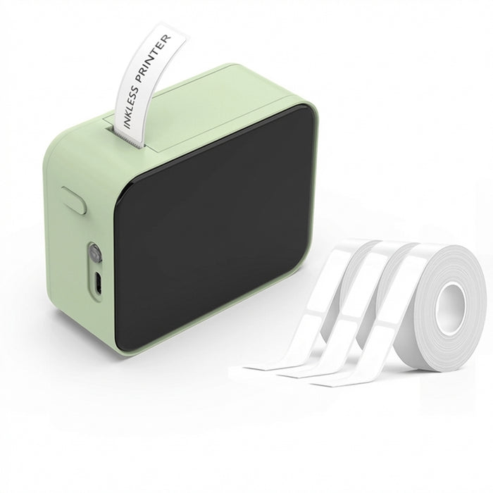 P15 Mini Portable Thermal Label Printer — Bluetooth, Inkless, Type-C Recharge