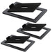 Desktop Speaker Stands — Carbon Steel 2‑Pack for Improved Stereo Sound & Vibration Reduction