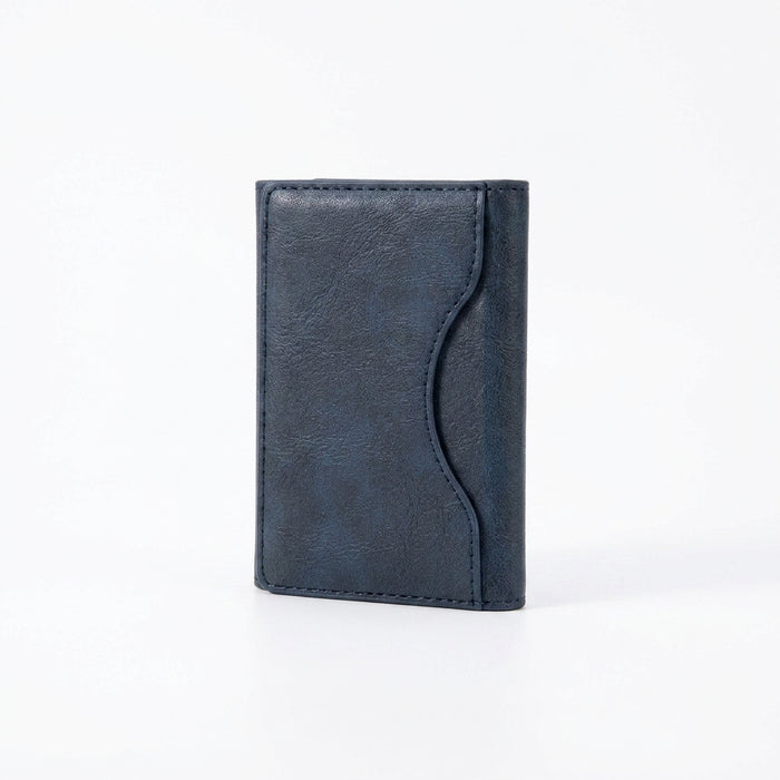 Trifold Magnetic PU Leather MagSafe Card Wallet for iPhone 16/15 Pro/Max/Plus/Mini