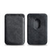 Real Italian Alcantara MagSafe Wallet Case for iPhone 12–16 (Built-in Card Holder)