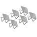 Stainless Steel Non-Perforated Kitchen Rack — Wall-Mounted Pot Lid & Cutting Board Holder