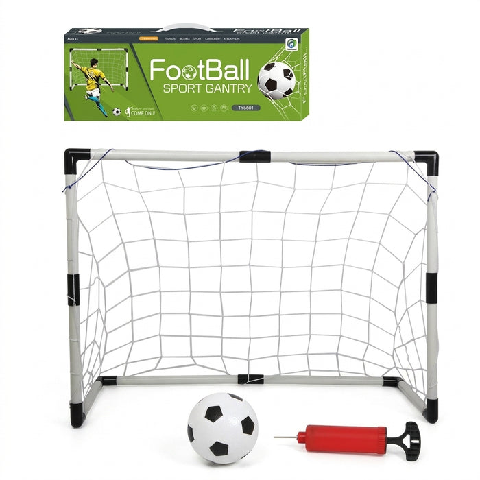 Portable Foldable Football Goal for Kids - Practice Net Frame