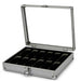 Aluminium-Frame Watch Storage Box — 6 / 12 / 24 Slot Display Case