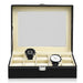 PU Leather Watch Display Box — 10 or 12-Slot Glass-Top Case