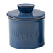Kiln-turned Ceramic Butter Dish with Lid — Round Countertop Storage