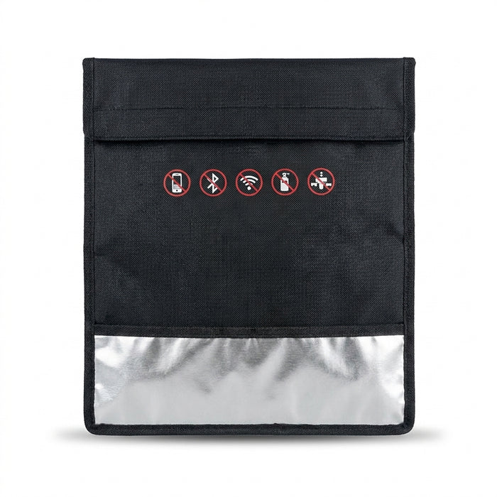 RFID Signal Blocking Faraday Pouch — Phone, Cards & Key Fob Shield