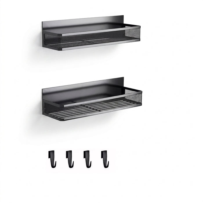 Metal Magnetic Spice Shelf — Fridge & Oven Organiser, DIY Kitchen Rack