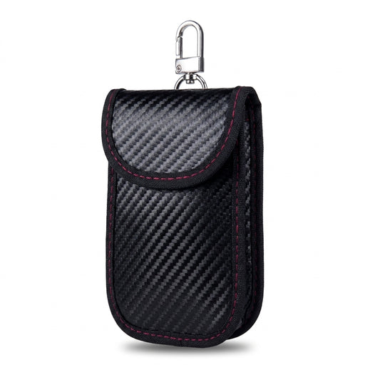 Faraday Key Fob Pouch — Carbon Fibre Signal‑Blocking Protector