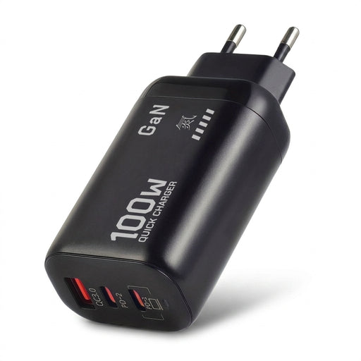 100W GaN USB-C PD Fast Charger – QC3.0 & PPS (UK/EU/KR)