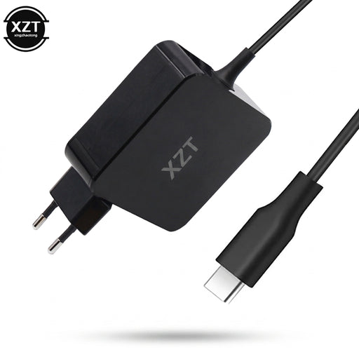USB-C Laptop & Phone Charger — 65W / 60W / 45W Power Adapter (EU / US plug)