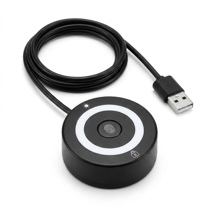 USB Fingerprint Reader for Windows Hello (Windows 10 & 11) – Biometric Login Module