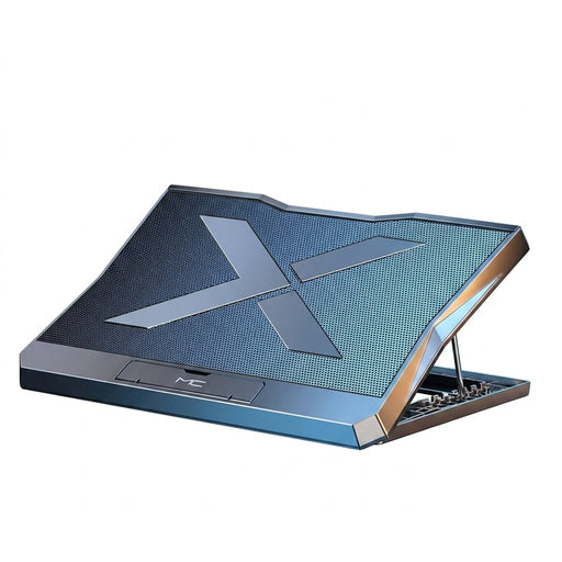 Q3 Six-Fan Adjustable Laptop Cooler — Silent Air-Cooled Stand for 10–17-inch Laptops