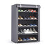 6–10 Tier Multi‑Layer Shoe Cabinet with Dust‑Proof Rolling Shutter — Space‑Saving, Easy Assembly