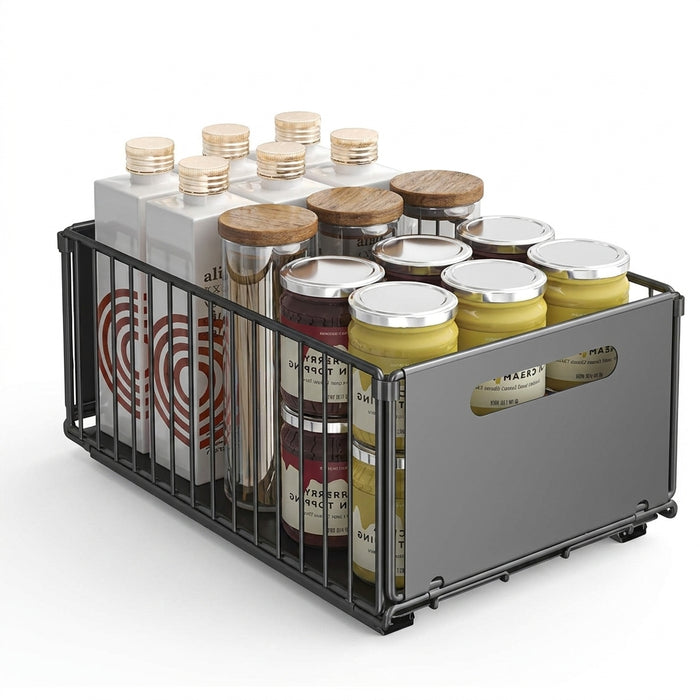 Pull-Out Cabinet Organiser – Slide Drawer Spice & Storage Rack