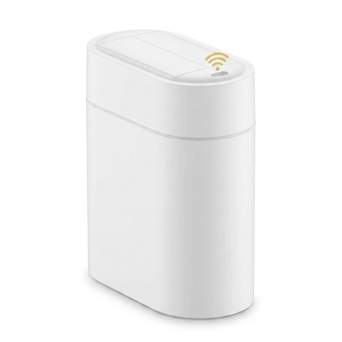 7L/9L Two‑way Sensor Bin with Lid — Battery‑powered, Wall‑mount or Freestanding Narrow‑slit Bin