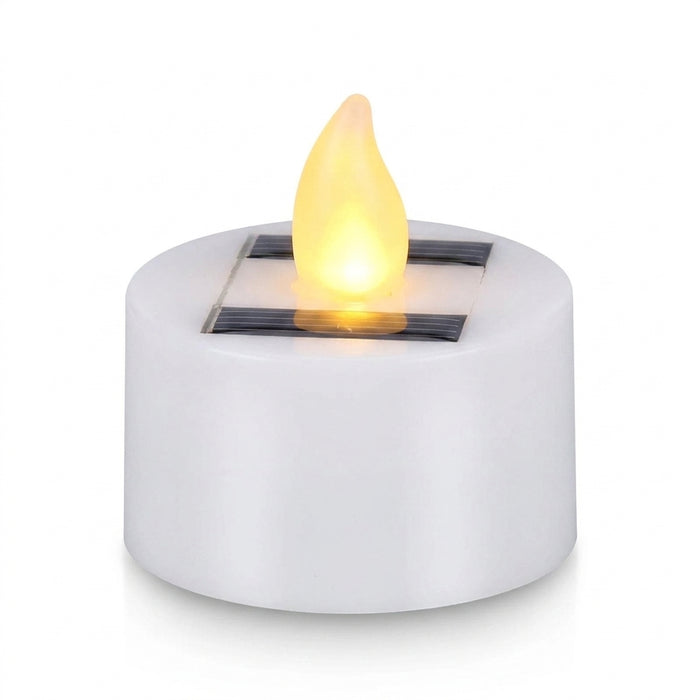 Solar LED Flameless Candle — Waterproof Outdoor Night Light for Parties
